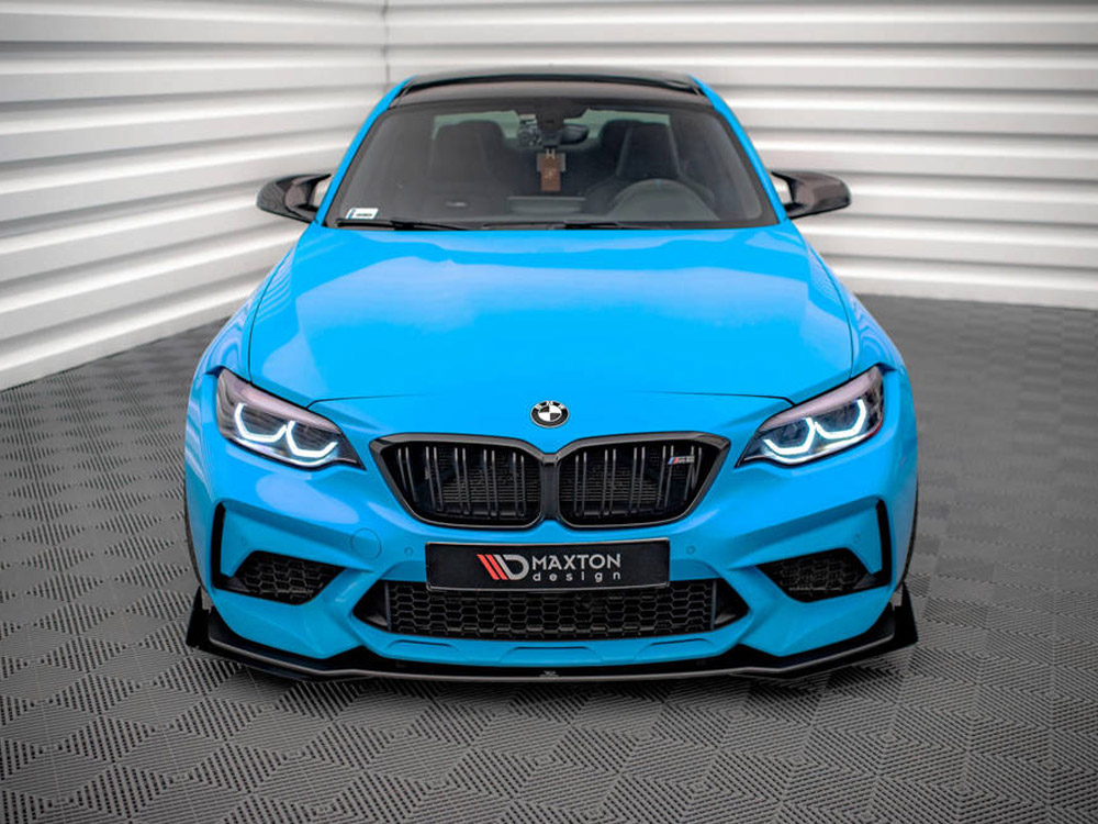 Street PRO Front Splitter V.1 + Flaps BMW M2 Competition F87 - 3 