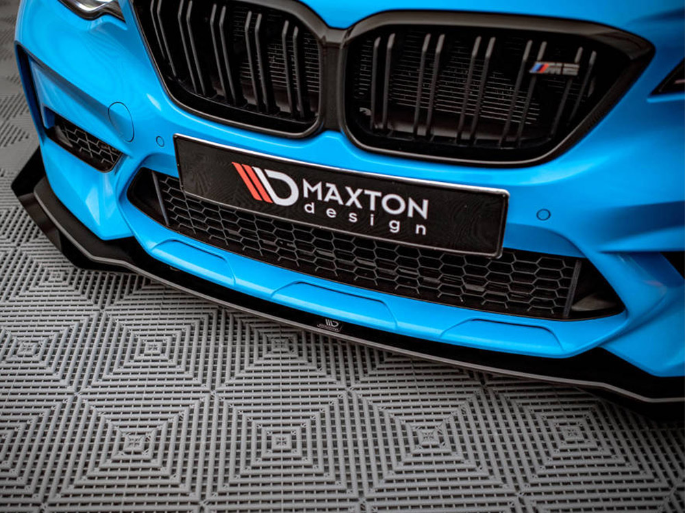 Street PRO Front Splitter V.1 + Flaps BMW M2 Competition F87 - 4 