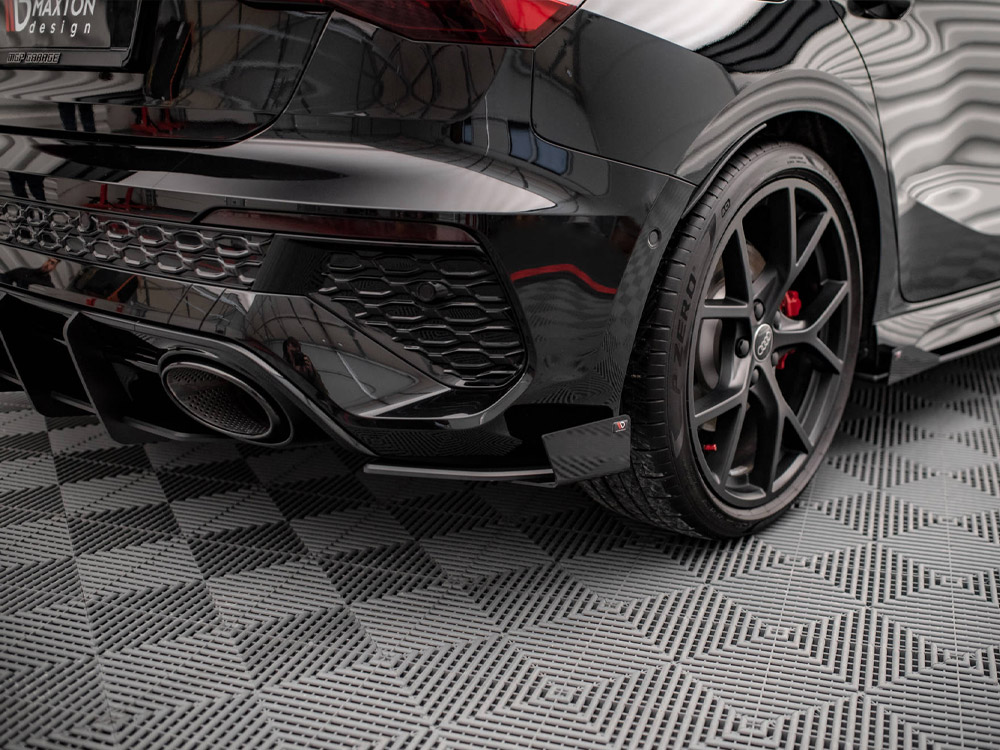 Street PRO Rear Side Splitters + Flaps Audi RS3 Sportback 8Y - 3 