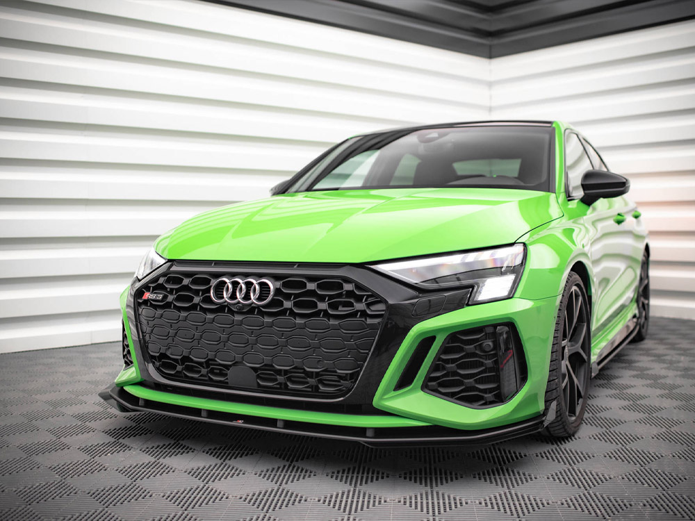 Street PRO Front Splitter V.1 + Flaps Audi RS3 8Y Sedan - 2 