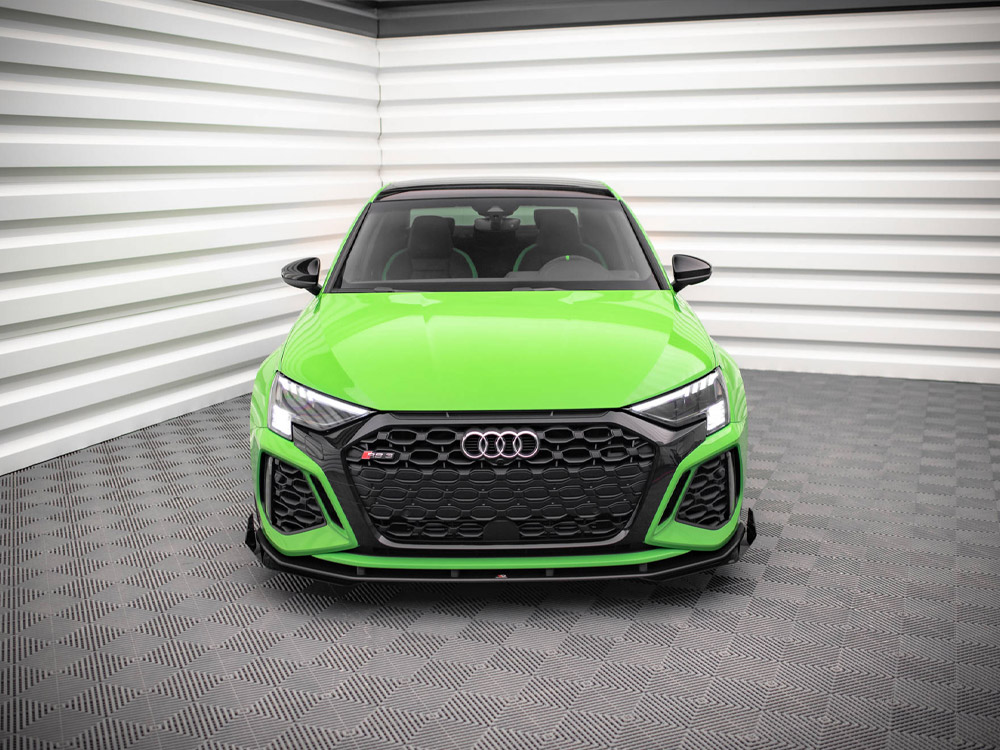 Street PRO Front Splitter V.1 + Flaps Audi RS3 8Y Sedan - 3 