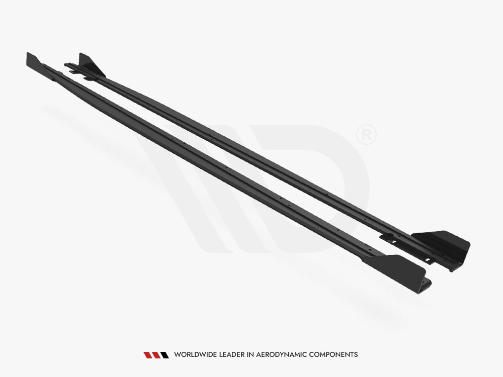 Street PRO Side Skirts Diffusers + Flaps Audi RS3 Sedan 8Y - 5 