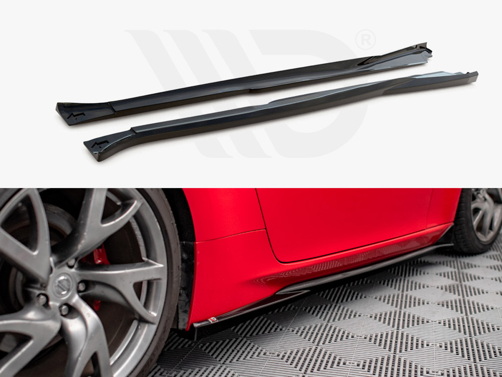 Side Skirts Diffusers V.2 Nissan 370Z (2009-2020) - 1 