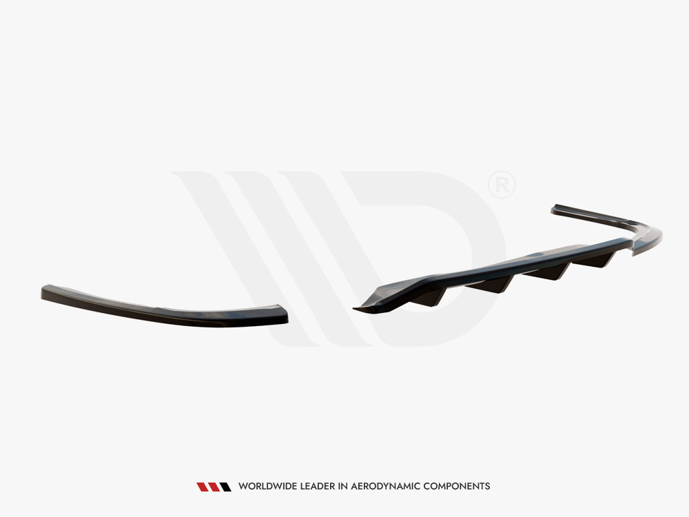 Central Rear Splitter (Vertical Bars) Opel / Vauxhall Insignia Mk2 - 5 