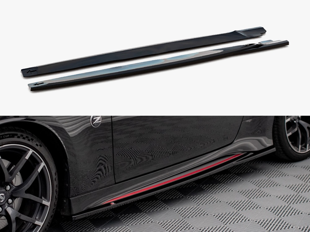 Side Skirts Diffusers V.2 Nissan 370Z Nismo Facelift (2014-2020) - 1 
