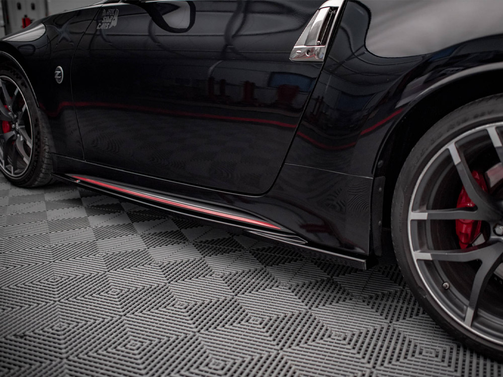 Side Skirts Diffusers V.2 Nissan 370Z Nismo Facelift (2014-2020) - 3 