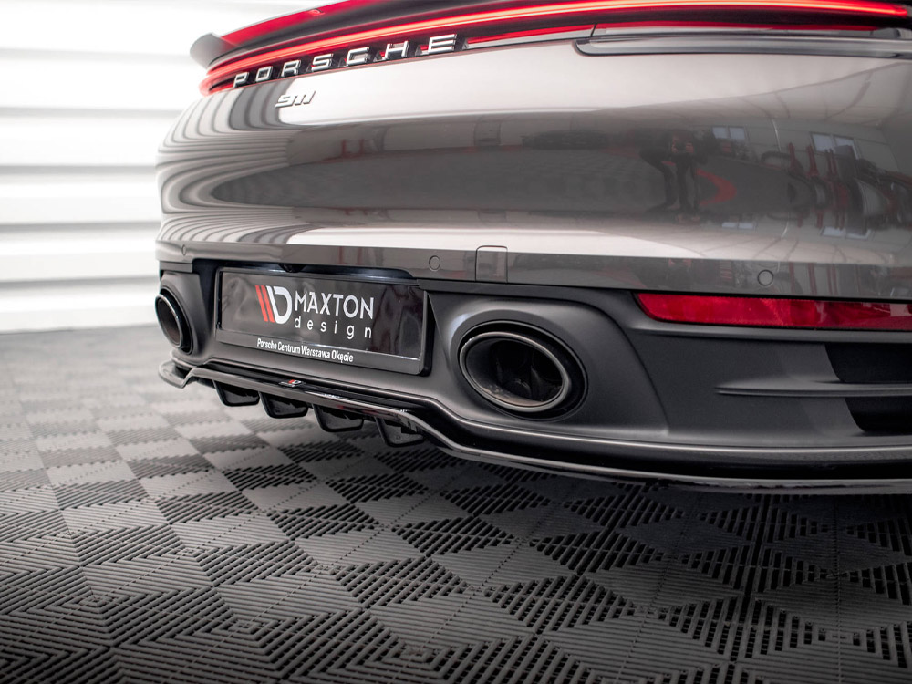 Rear Splitter (Vertical Bars) Porsche 911 Carrera 4S 992 - 3 