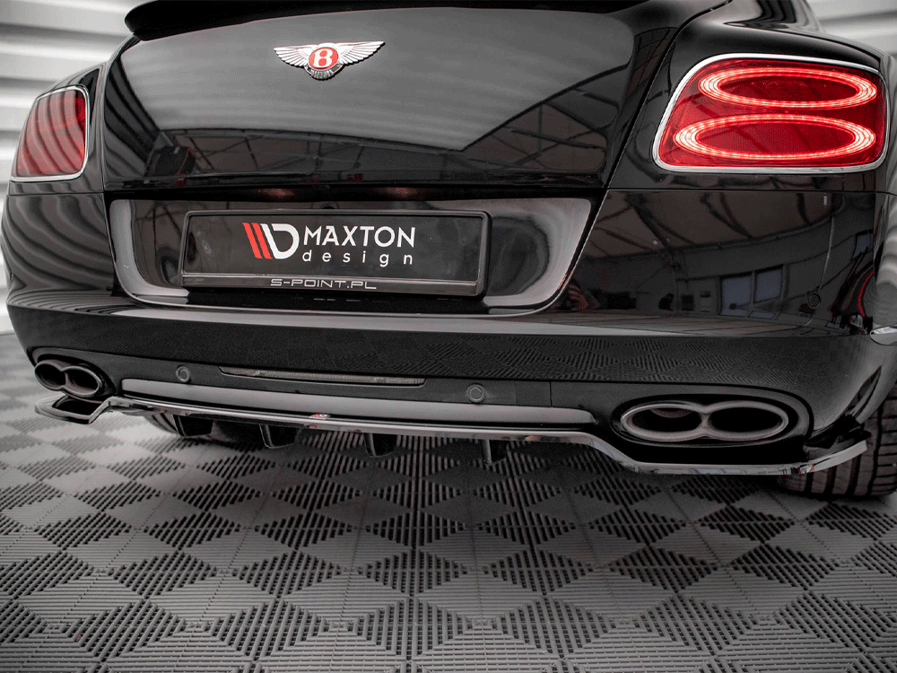 Central Rear Splitter (Vertical Bars) Bentley Continental GT V8 S Mk2 (2014-2016) - 4 