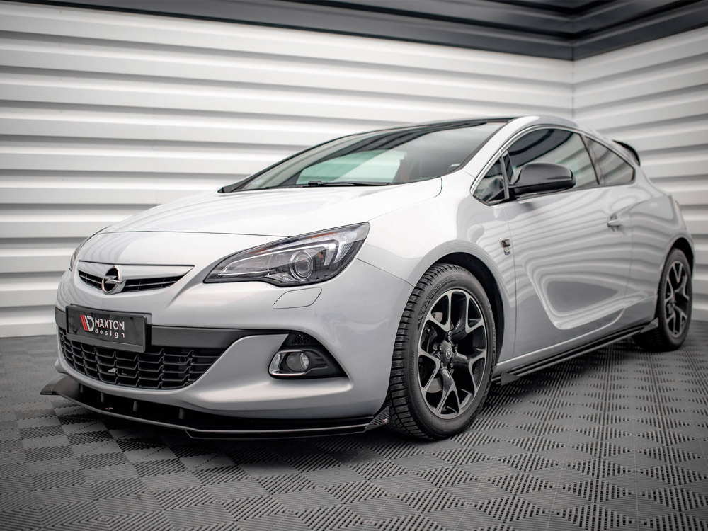 Street PRO Front Splitter V.1 (+flaps) Opel Astra GTC Opc-line J (2011-2018) - 2 