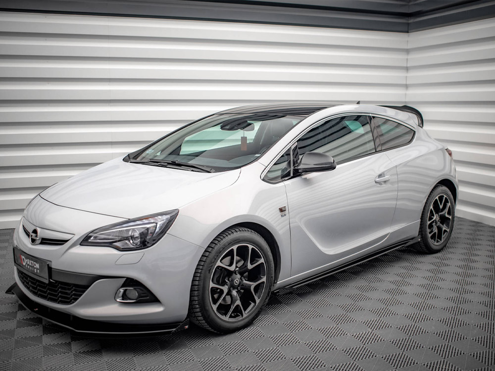 Street PRO Side Skirts Diffusers (+flaps) Opel Astra GTC Opc-line J (2011-2018) - 2 