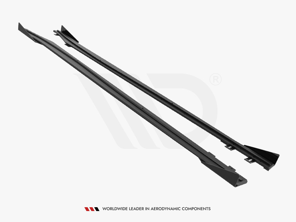 Street PRO Side Skirts Diffusers (+flaps) Opel Astra GTC Opc-line J (2011-2018) - 5 