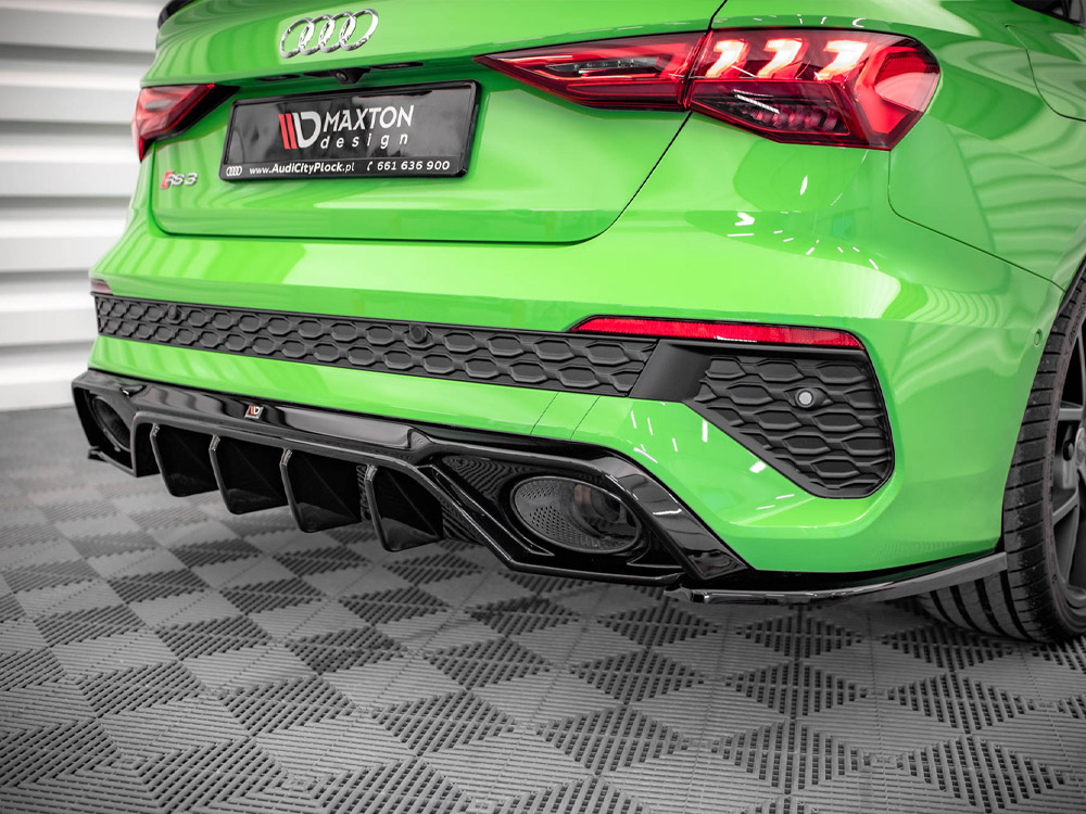 Rear Side Splitters Audi RS3 Sedan 8Y - 3 