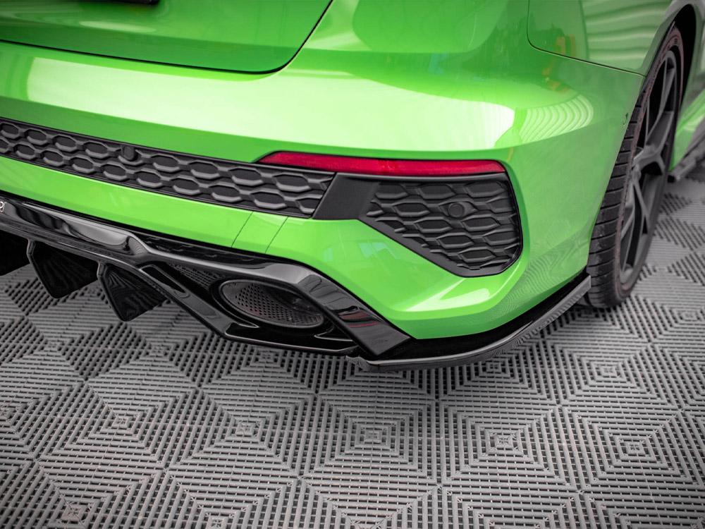 Rear Side Splitters Audi RS3 Sedan 8Y - 4 