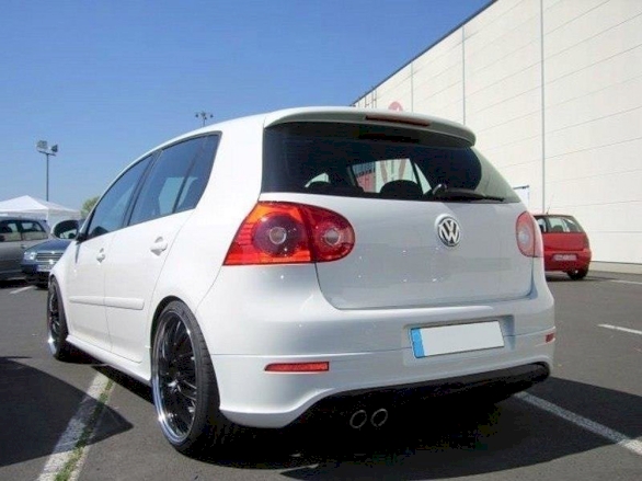 REAR BUMPER EXTENSION VW GOLF 4 25'TH ANNIVERSARY LOOK (with exhaust hole)