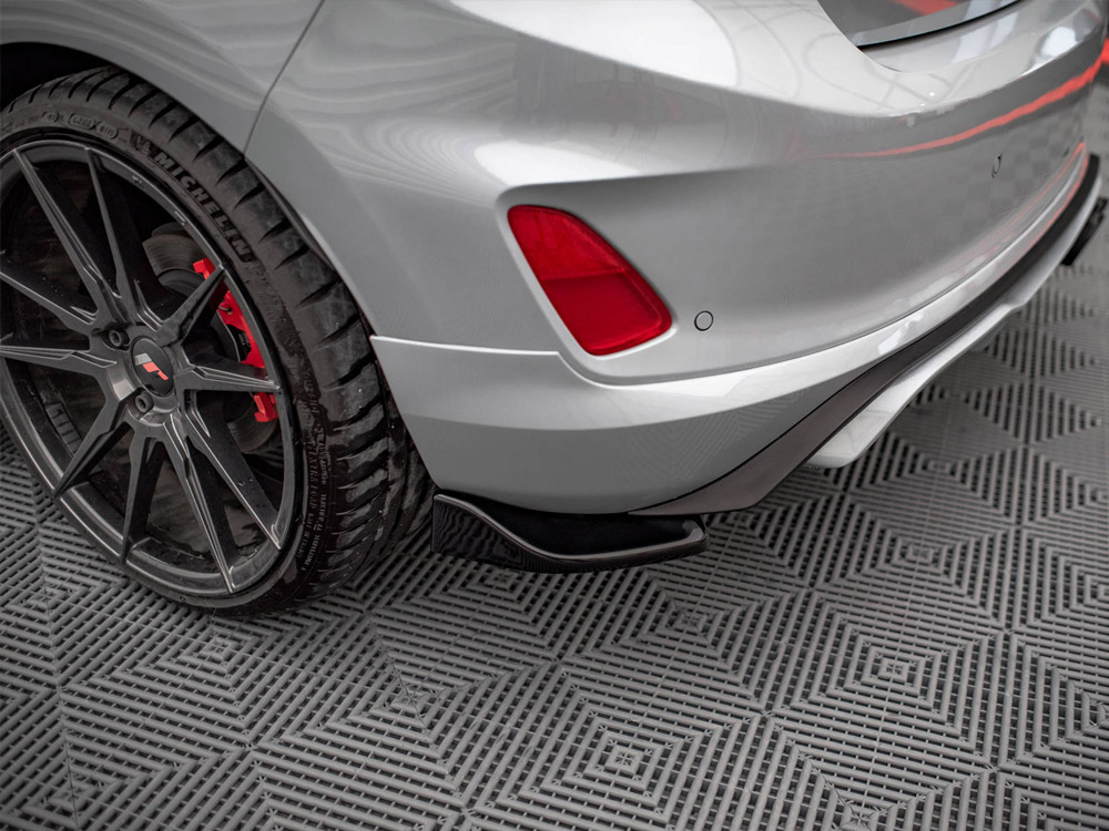 Rear Side Splitters V.1 Ford Fiesta Mk8 ST - Carbon Look - 4 