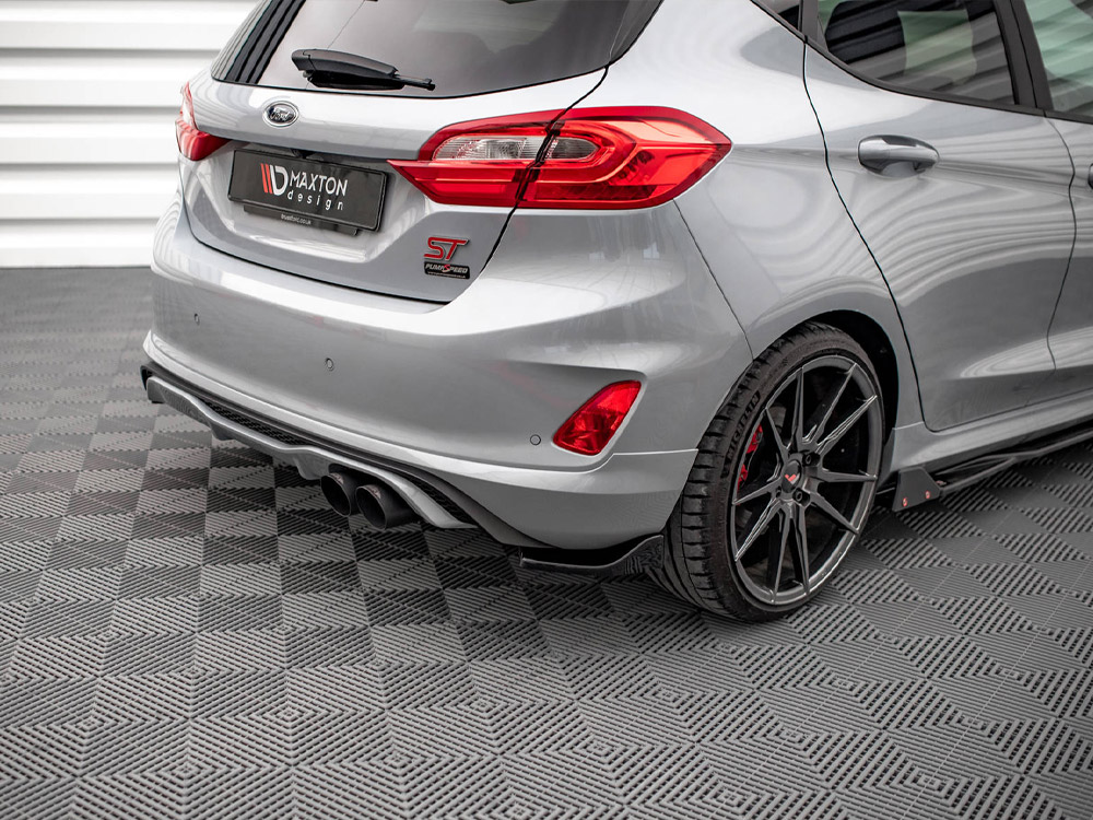 Rear Side Splitters V.1 Ford Fiesta Mk8 ST - Carbon Look - 5 