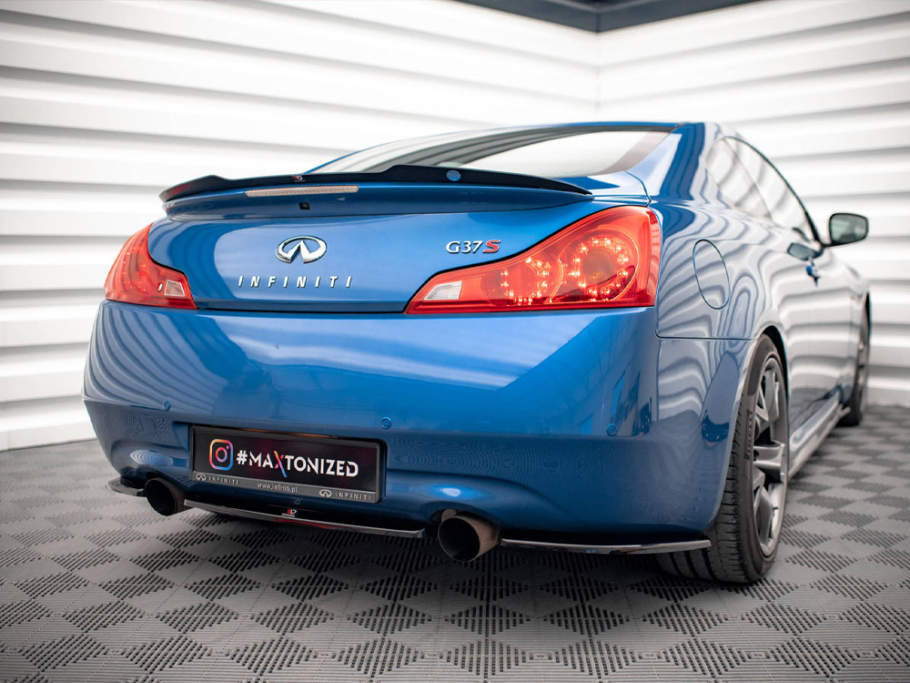 Central Rear Splitter Infiniti G37 Coupe - 2 