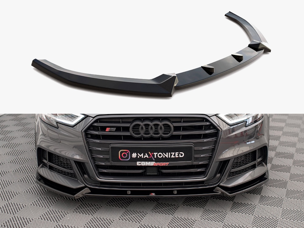 Front Splitter V.1 Audi S3 / A3 S-Line Sportback 8V Facelift - 1 