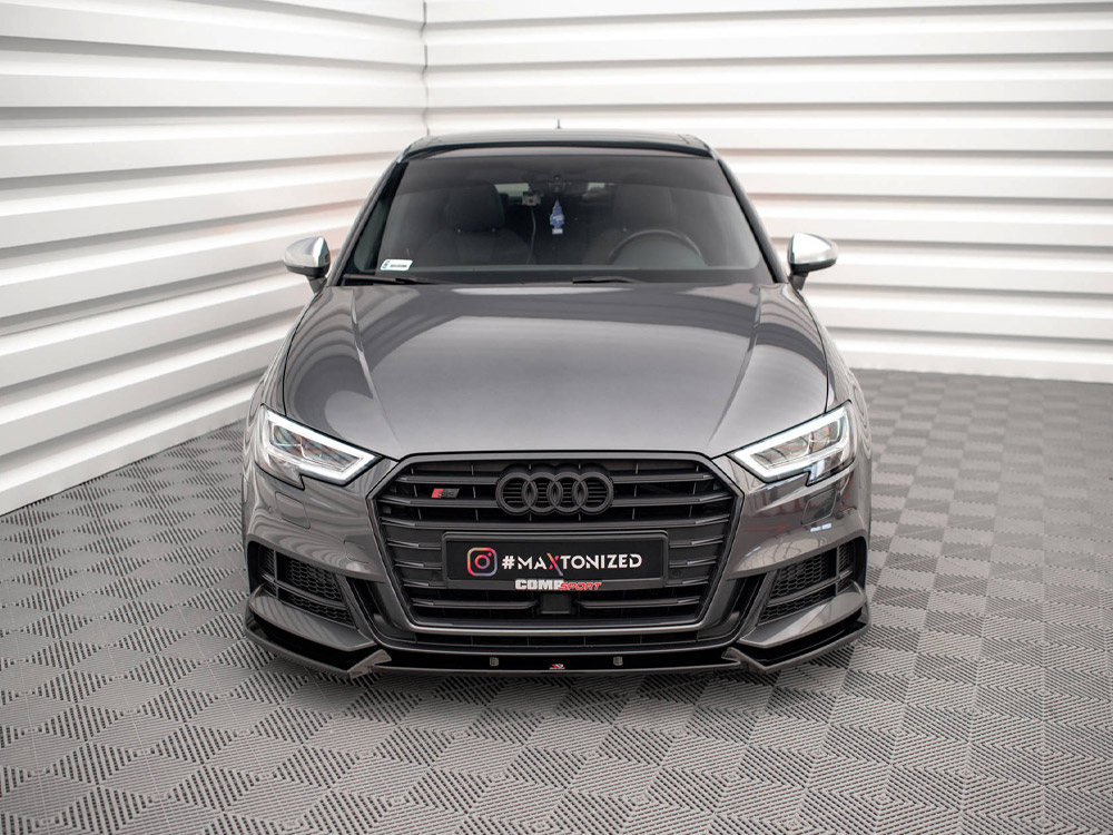 Front Splitter V.1 Audi S3 / A3 S-Line Sportback 8V Facelift - 3 