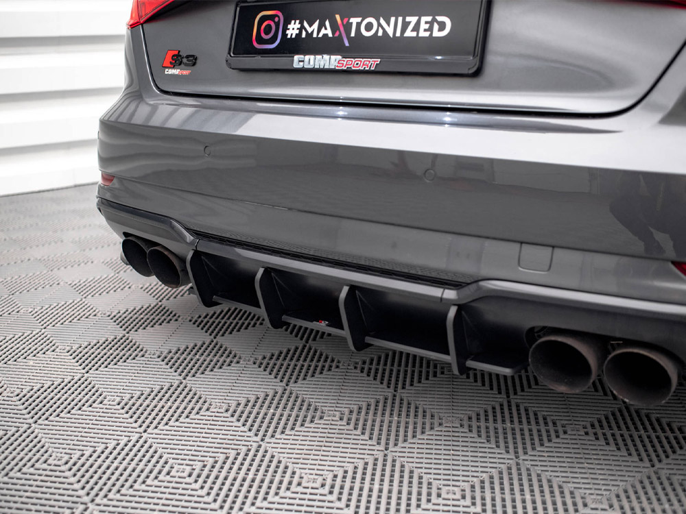Street PRO Rear Diffuser Audi S3 Sportback 8V Facelift - 3 