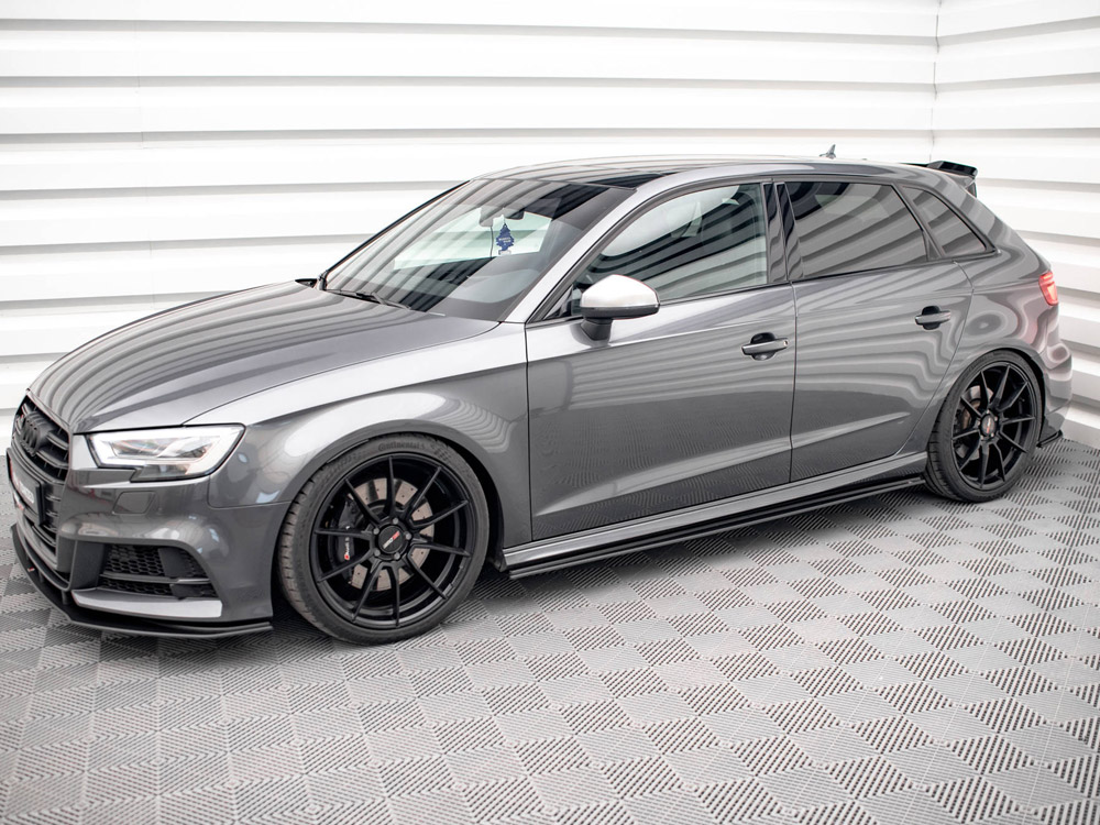 Street PRO Side Skirts Diffusers Audi S3 / A3 S-Line Sportback 8V Facelift - 2 