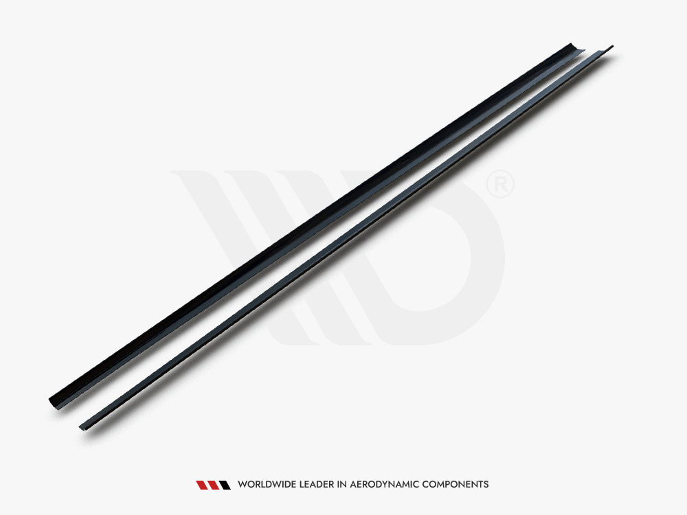 Side Skirts Diffusers compatible with Volkswagen Polo GTI / R-Line Mk6 - 4 