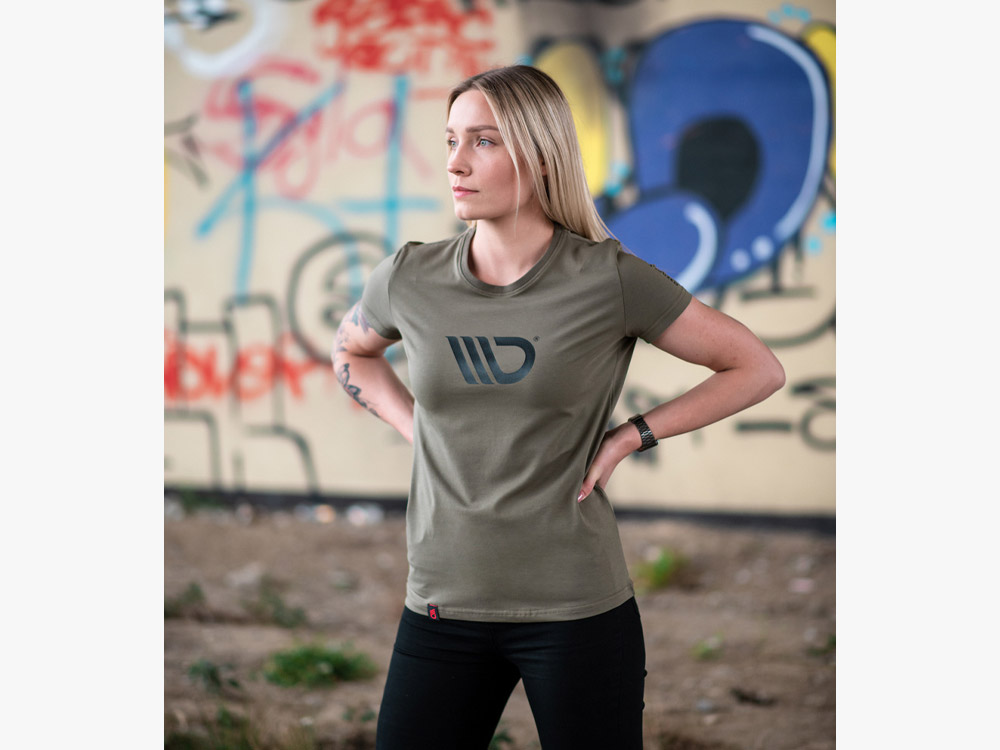 Maxton Icon Tshirt Womens - Khaki - 4 