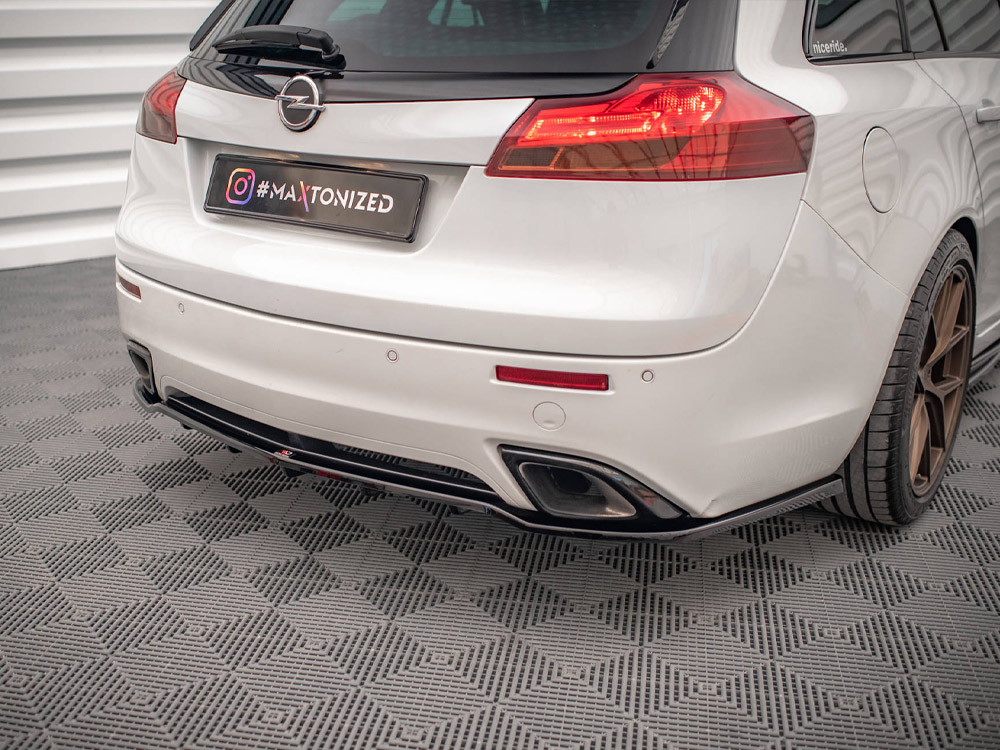 Rear Splitter (Vertical Bars) Opel / Vauxhall Insignia OPC Mk1 Estate - Textured - 3 