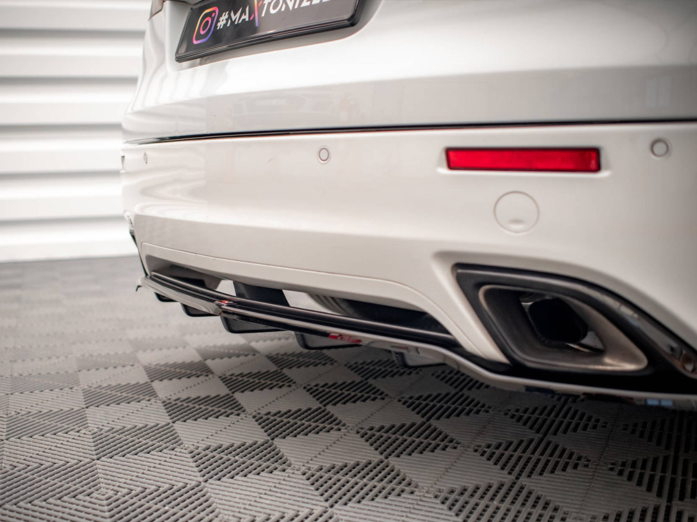 Rear Splitter (Vertical Bars) Opel / Vauxhall Insignia OPC Mk1 Estate - Textured - 4 