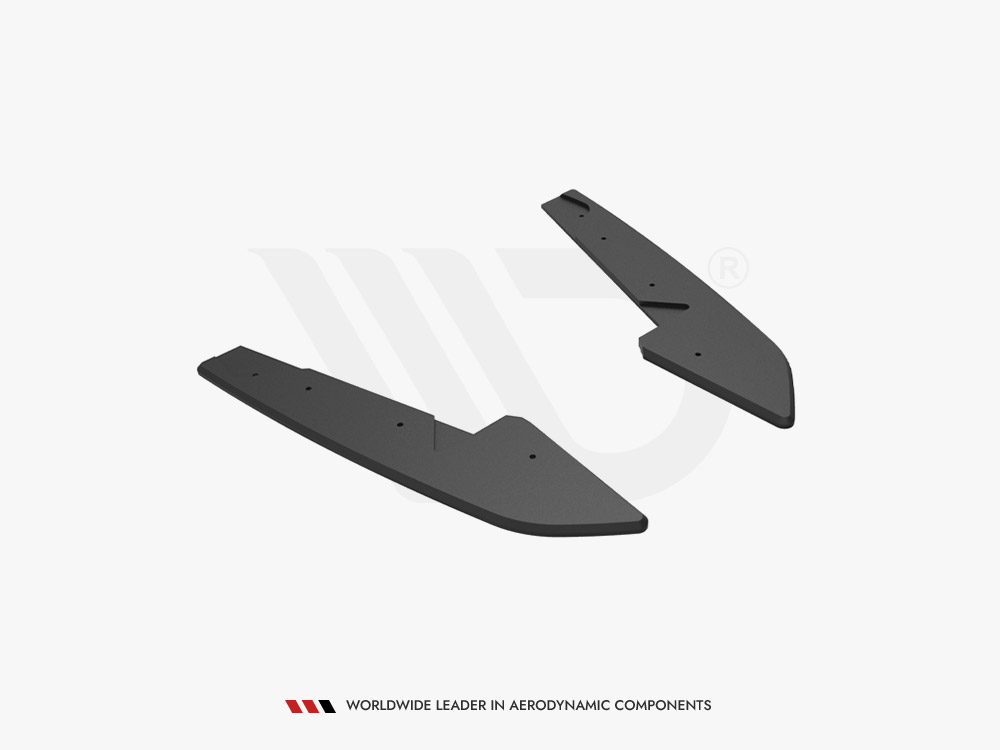 Street PRO Rear Side Splitters Audi S5 Sportback F5 - Red - 5 