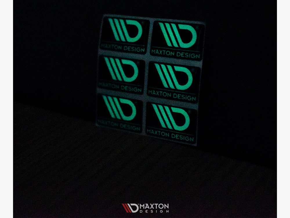 Glow in the Dark 3D gel badges (6 per pack)  - 3 