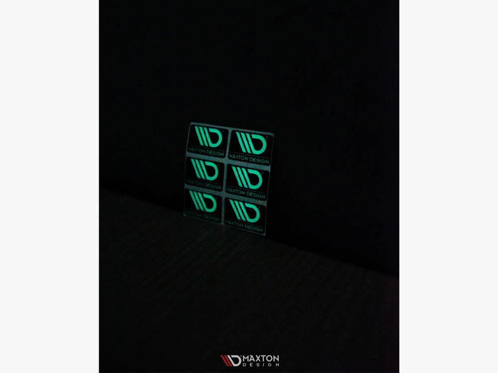 Glow in the Dark 3D gel badges (6 per pack)  - 4 