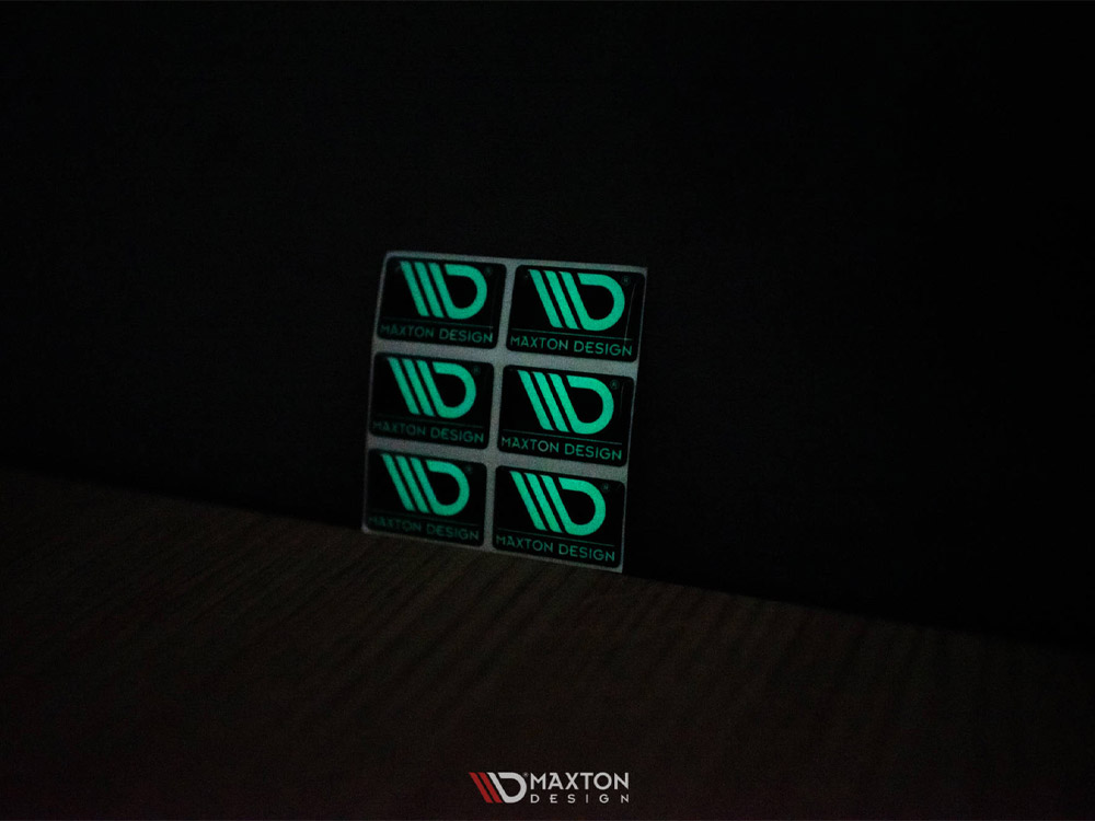 Glow in the Dark 3D gel badges (6 per pack)  - 5 