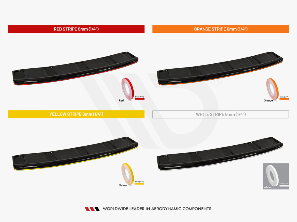 Central Rear Splitter Dodge Challenger SRT Hellcat Widebody Mk3 ...