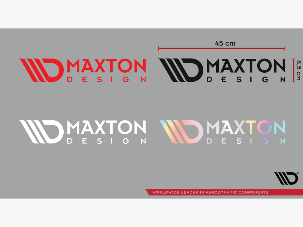 Maxton Sticker 06 Large Logo Sticker 45x8,5 cm - 1 