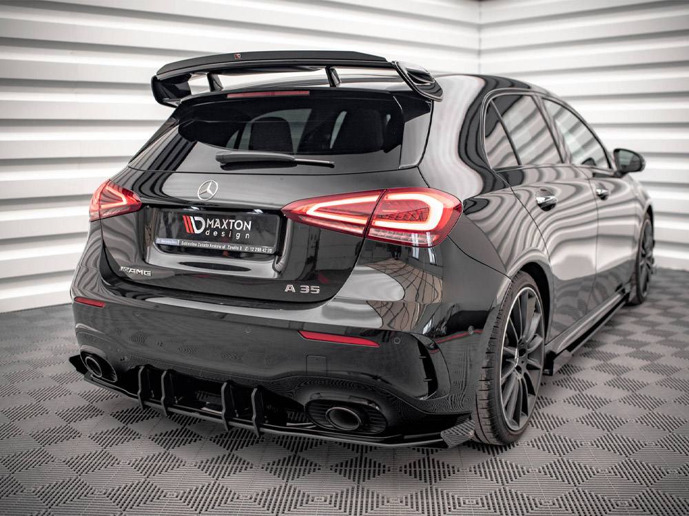 Street PRO Rear Valance + Flaps Mercedes A35 AMG Hatchback Aero Pack W177 - 2 