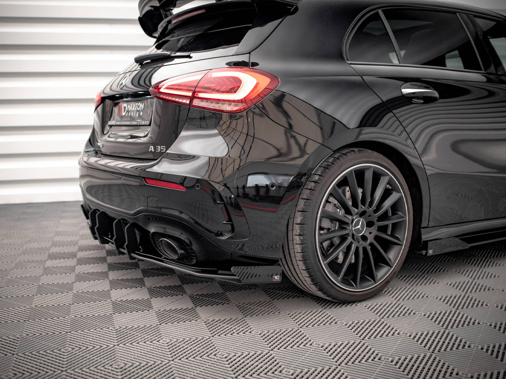 Street PRO Rear Valance + Flaps Mercedes A35 AMG Hatchback Aero Pack W177 - 4 