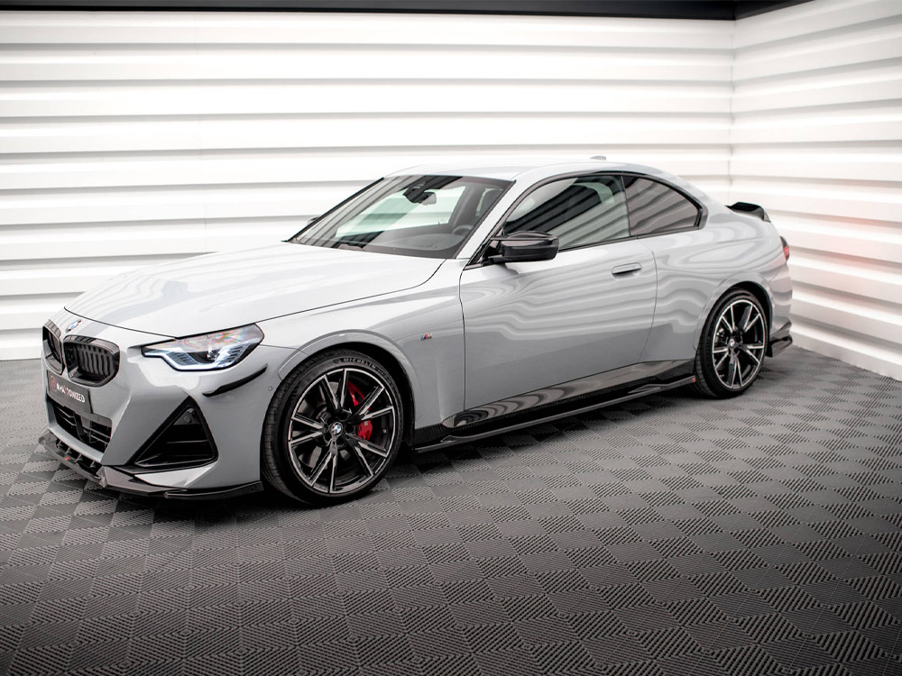 Side Skirts Diffusers V.2 compatible with BMW 2 Coupe M-Pack / M240i G42 - 2 