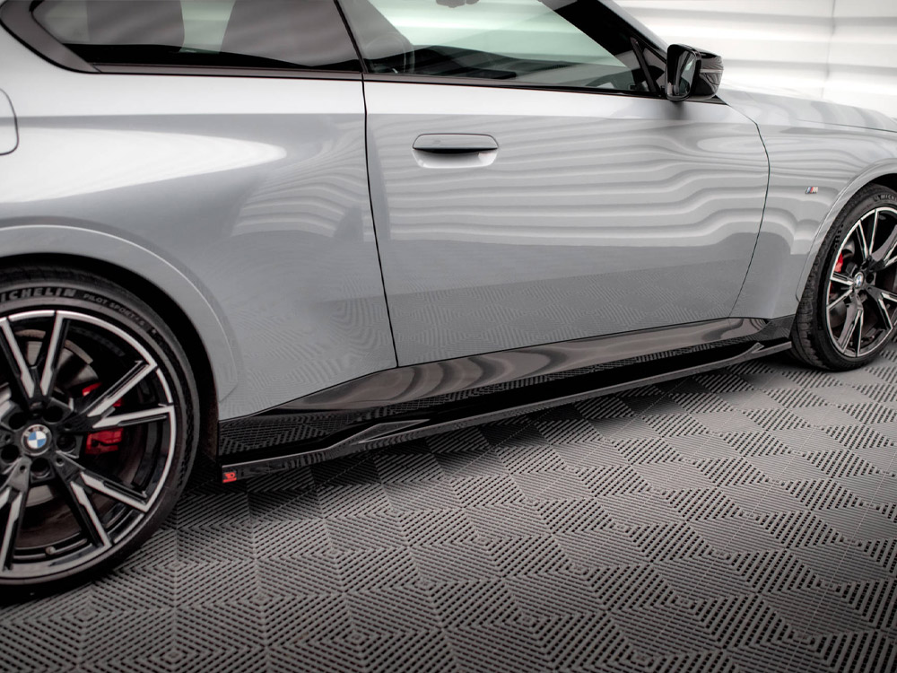 Side Skirts Diffusers V.2 compatible with BMW 2 Coupe M-Pack / M240i G42 - 4 
