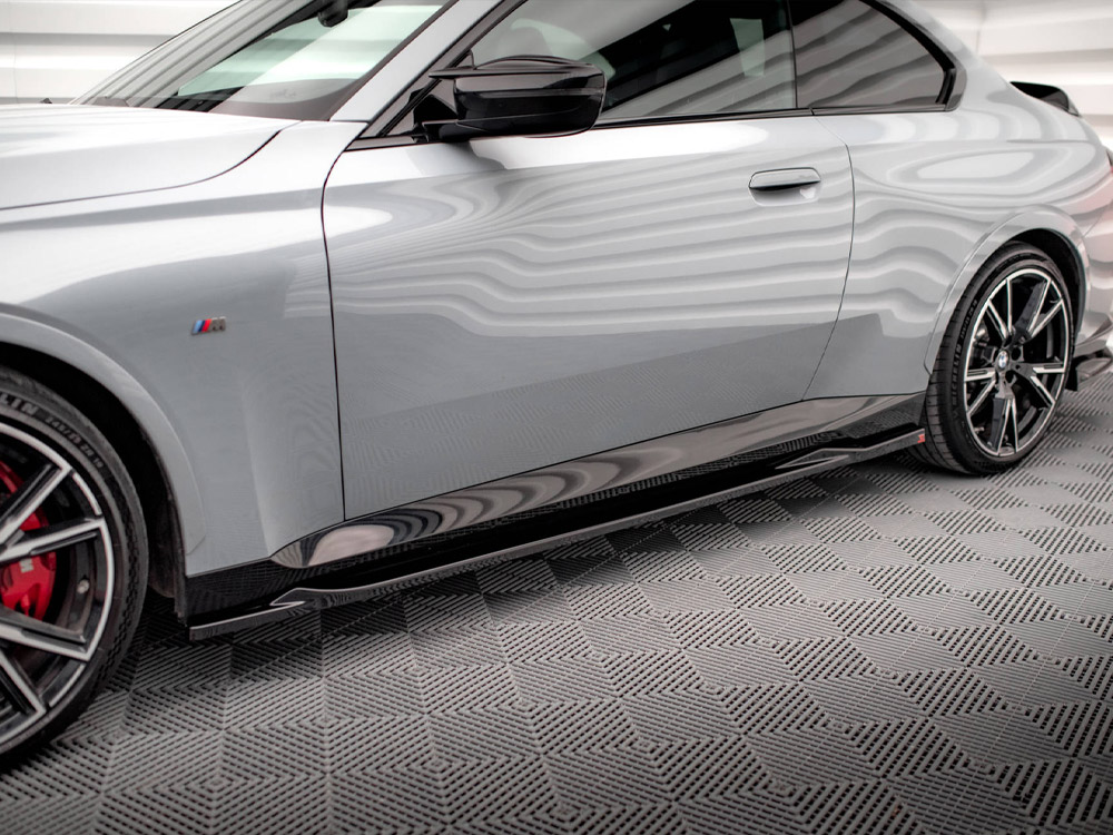Side Skirts Diffusers V.2 compatible with BMW 2 Coupe M-Pack / M240i G42 - 3 