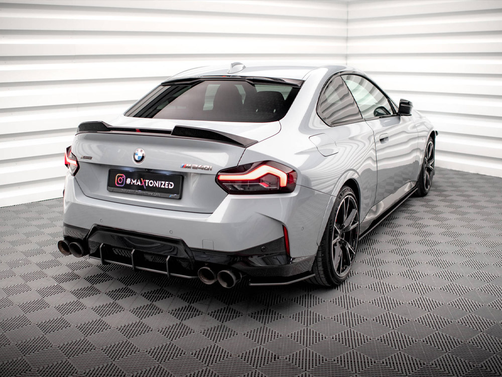 Street Pro Rear Side Splitters BMW 2 Coupe M240i G42 - 2 