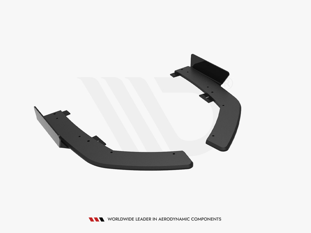 Street Pro Rear Side Splitters + Flaps BMW 2 Coupe M-Pack G42 - 5 
