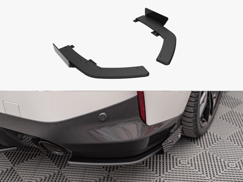 Street Pro Rear Side Splitters + Flaps BMW 2 Coupe M-Pack G42 - 1 