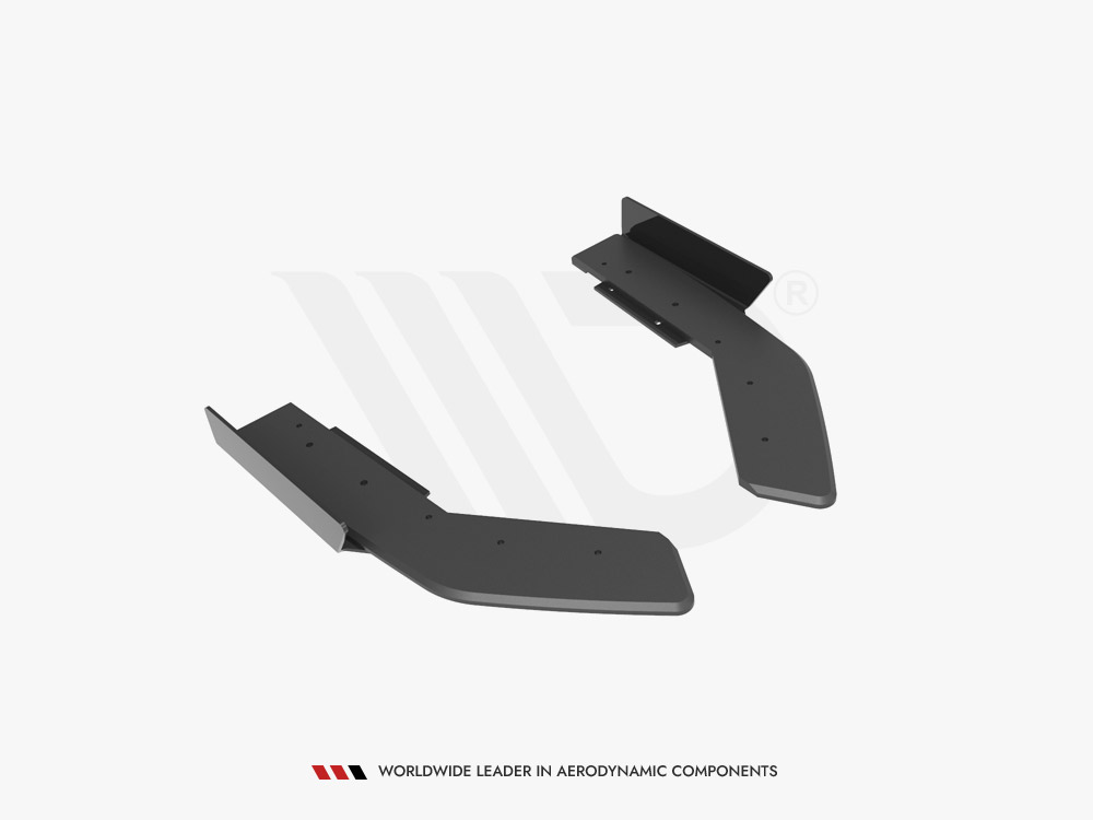 Street Pro Rear Side Splitters + Flaps BMW 2 Coupe M240i G42 - 5 