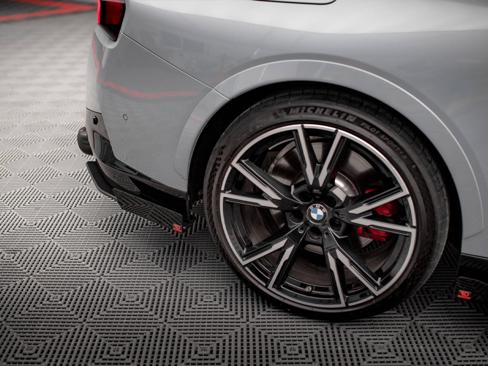 Street Pro Rear Side Splitters + Flaps BMW 2 Coupe M240i G42 - 4 