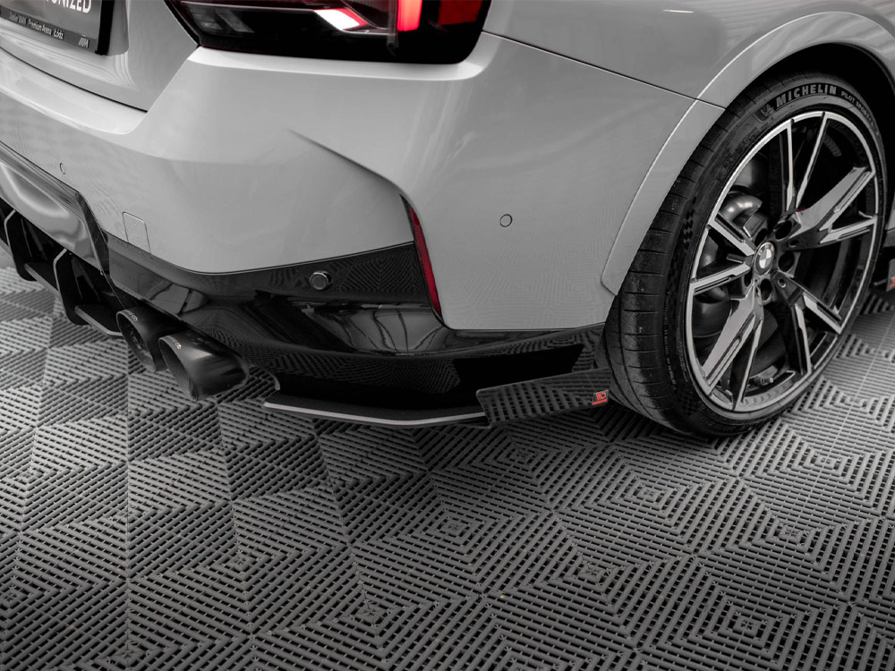 Street Pro Rear Side Splitters + Flaps BMW 2 Coupe M240i G42 - 3 