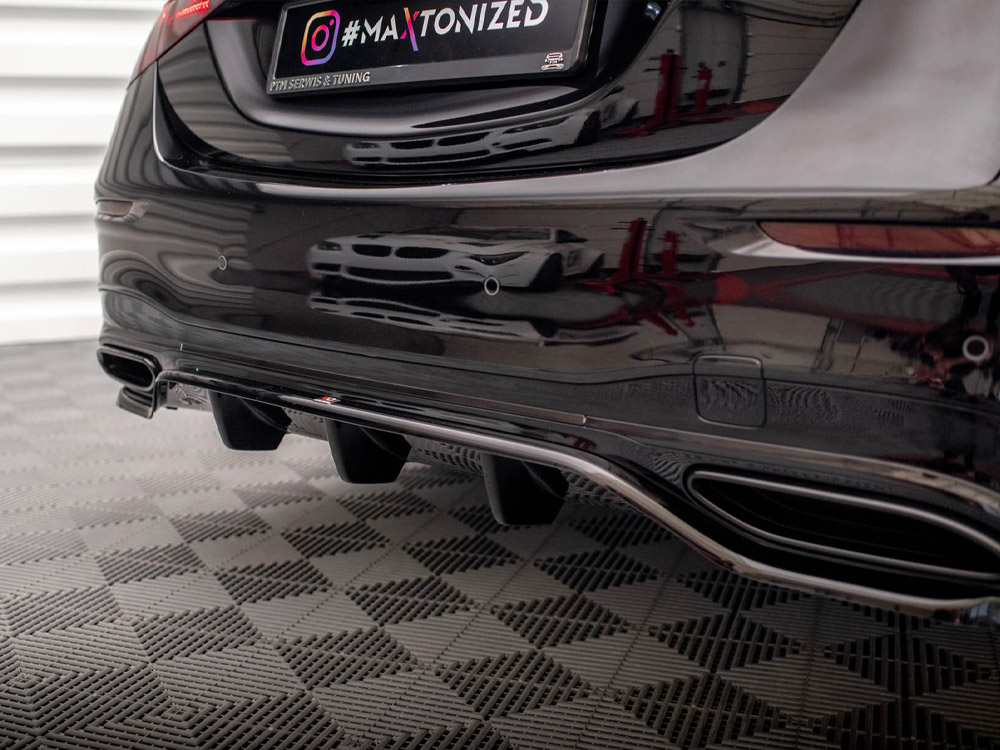 Rear Splitter (Vertical Bars) Mercedes S AMG-Line W223 - 4 