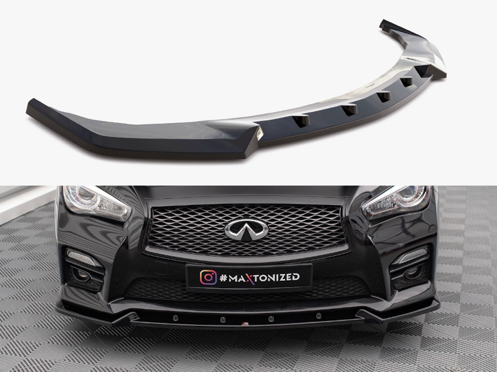 Front Splitter V.2 Infiniti Q50 S Mk 1 - Maxton Design UK