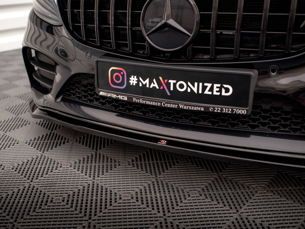 Front Splitter V.1 Mercedes-Benz C AMG Line Sedan / Coupe / Estate W205 / C205 / S205 Facelift - 4 