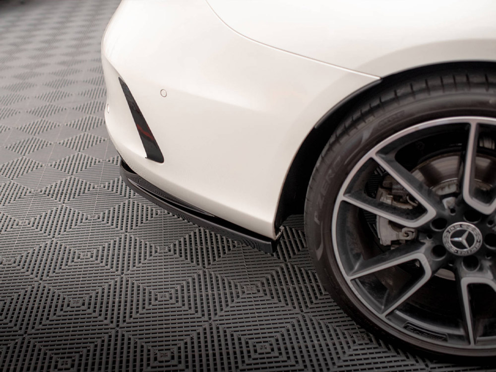 Rear Splitter (Vertical Bars) Mercedes C Coupe AMG-Line C205 Facelift - 4 
